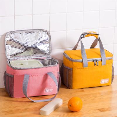 China Custom Logo Reusable Tote Bag Thermal Lunch Cooler Insulated Portable Insulated Bag Outdoor Wholesale Fashion Lunch Cooler Bags Large for sale