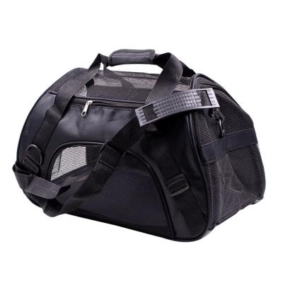 China 2021 Breathable Pet Backpack Dog Outing Bag Folding Bag Portable Pet Travel Bag for sale