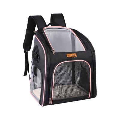 China Hot Sale Special Breathable Cat Pet Travel Backpack Portable Mesh Back Bag Animal Backpack for sale