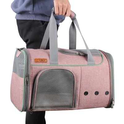 China New Style Breathable Travel Pet Shoulder Handbag Cat Bag Portable Pet Carrying Bag for sale