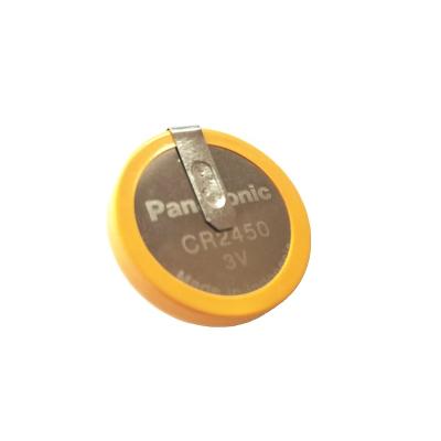 China NEW ORIGINAL Home Appliances 3V Button Battery CR2450/H1AN For Small Electronic Products for sale