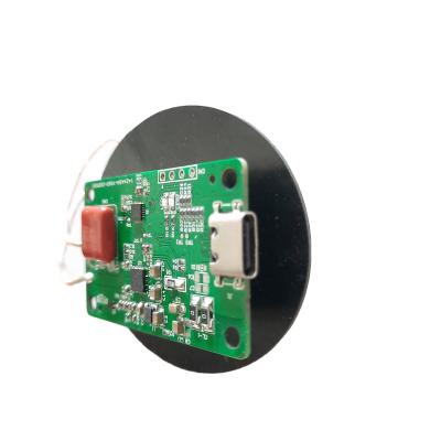 China â ‰ ¤ Type-C 10mm fast charging wireless charging transmission module (recommended working distance 3-5mm) palladium QC3.0 mobile phone single-coil 15W wireless charging transmission module for sale