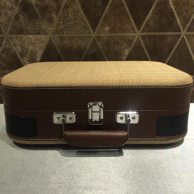 China MDF+PU vinyl record player with phono phonograph for sale