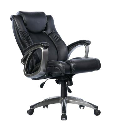 China (Size) 9039 Black PU Leather Office Chair Low Back Adjustable Office Chair for sale