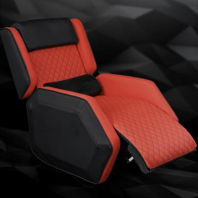 China (Height)Adjustable Ergonomic PU Leather Reclining Single Gaming Sofa Chair Gamer With Legrest Home Theater for sale