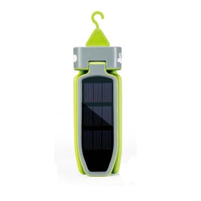 China SB-6039B USB Camping Outdoor Solar Lantern With Power Bank Folding Led Flashlight for sale