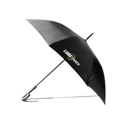 China LUBEMAXX Automatic Black Umbrella Windproof With Straight Handle for sale