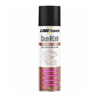 China LUBEMAXX Carb Choke Cleaner Car Aerosol Remove Carbon Deposits for sale