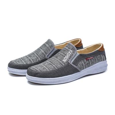 China Low Moq Lightweight Mesh Breathable Non-slip No Laces Canvas Chunky Fashion Sneakers Men Casual Canvas Shoes for sale