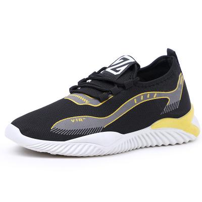 China Youth Lightweight Cheap Mesh Low Slip Breathable Shoes Non Mesh Material Black Sports Sneakers Men s Casual Walking Shoes for sale