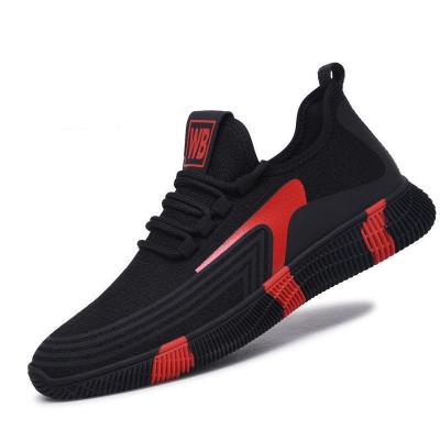 China Men's style formal casual walking shoes online durable lace-up sports lightweight non-slip low price wholesale goods running shoes for sale