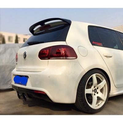 China ABS Rear Spoiler For Volkswagen Golf 6 Rear MK6 Roof Wing Original Design Without Led Lamp for sale