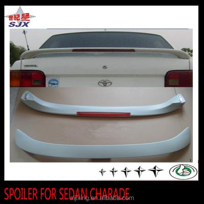 China Rear ABS CAR REAR SPOILER FOR SEDAN CHARADE WITH LED STOP LIGHT for sale