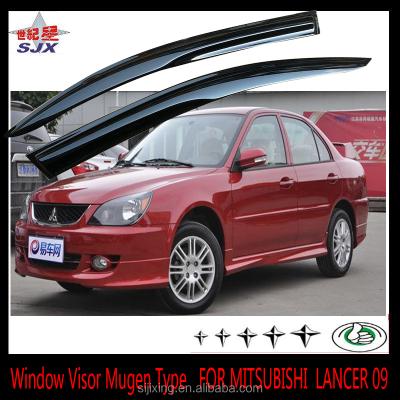 China Block Rain Customize Window Sun Shade For Mitsubishi Lancer 2009 Custom Mold Car Window Sun Shade For NEW Lancer for sale