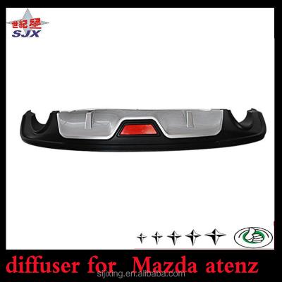 China Car Parts Unpainted ABS Rear Lip Spoiler For Mazda ATENZ 2014 2015 Mazda 6 ATENZ 2016 Outlander Diffused Use for sale