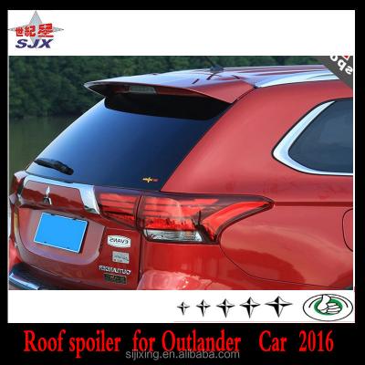 China original ROOF design hot sale rear bumper spoiler for outlander mitsubish 2015+ for sale