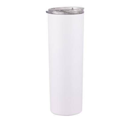 China Sublimation Blank Stainless Steel Mug Heat Transfer Coating Vacuum Water Cup Stainless Steel Viable Straight Glass Diet Mug for sale