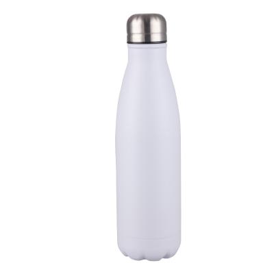 China Sustainable Cola Shape Vacuum Heat Sports Iced Water Bottle Double Wall Insulation Vacuum Thermos Outdoor Sports Water Bottle for sale