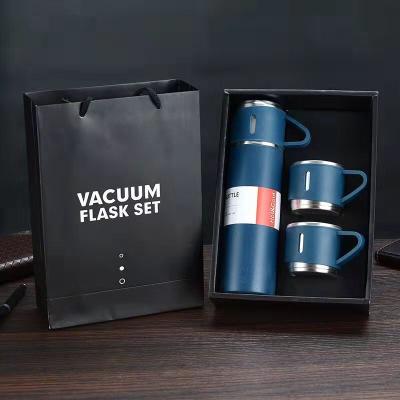 China Termo Viable Vacuum Flask Set Stainless Steel Thermo Flask Gift Set Vacuum Insulated Thermal Mug And Mugs For Coffee for sale