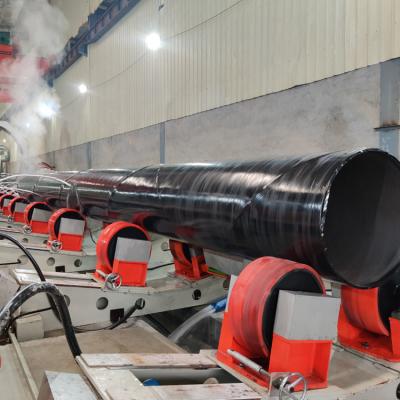 China Custom Large Diameter Liquid Drainage 3pe Pipe Drainage 3pe Spiral Welded Anticorrosive Spiral Tube for sale