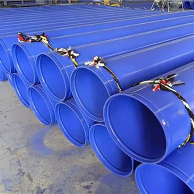 China Liquid Pipe Steel Gas Pipe / Powder Coating Gas Pipeline Powder Coated Support Prop Underground Construction Steel Water Pipe for sale