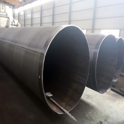 China Custom Anti-corrosion Oil and Gas 3PE Pipe Liquid Pipe Steel Plate Line Welded Seam Straight Steel Pipe for sale