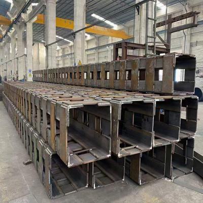 China Liquid Pipe Steel Pipe Support Column Steel Structure Large Diameter Weld Processing Cross Box Column for sale