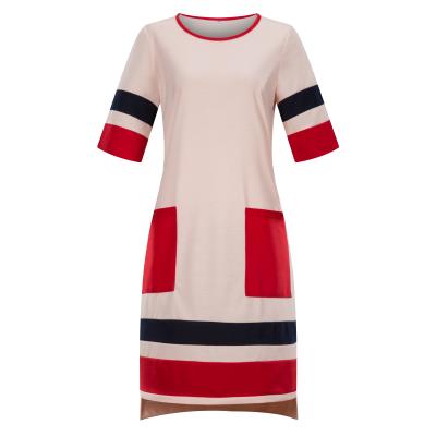 China Breathable Women Dress Summer O-Neck Fashion Plus Size Casual Dress 2020 6XL Elegant Dress For Women for sale