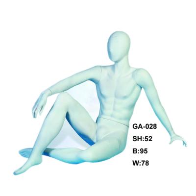 China Other Fiberglass Full Body Male Sitting Mannequin For Sale for sale