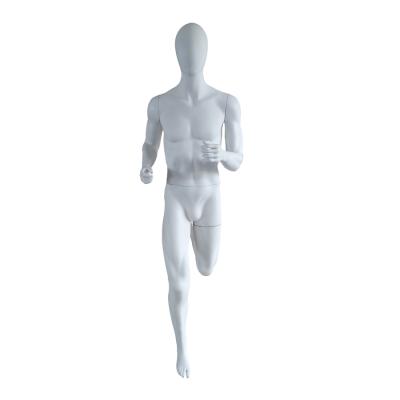 China Sports Running Fiberglass Egg Head Mannequin Male Sport for sale