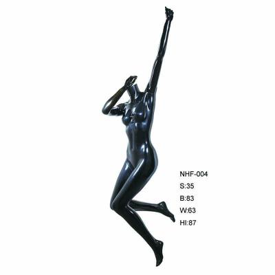 China Female Fiberglass Headless Dancing Dancing Mannequin for sale