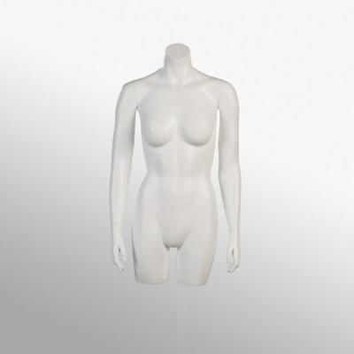 China Fiberglass Headless Half Body Torso Female Mannequin for sale