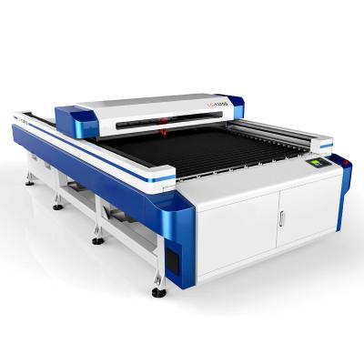 China Hot Selling 1325 VISION SYSTEM Feet 4x8 Laser Cutter 150W CO2 Laser Cutting Machine For PVC Plywood Wood Acrylic Leather for sale