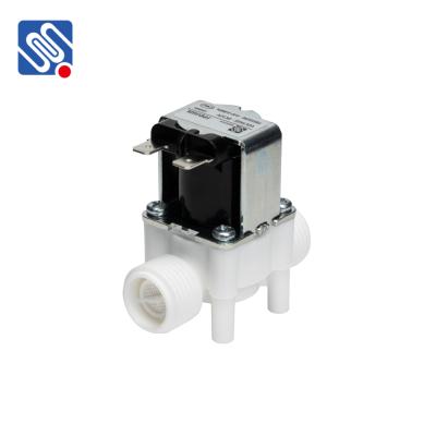 China Meishuo FPD360L4 0-0.003MPa Mini DC24 Normally Closed Plastic Home External Thread G1/2 Volt Kitchen Electric Water Valve for sale