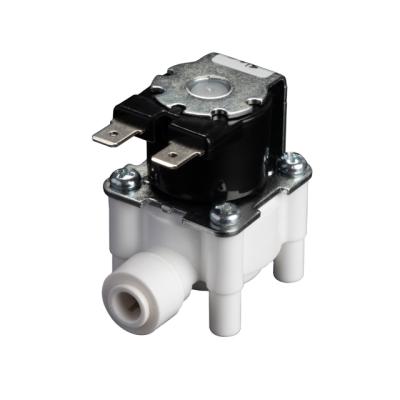 China Home Kitchen 1/4 Electric Meishuo Solenoid Control Valve Inlet 12 24vdc 110VAC 220VAC 50/60hz Plastic OEM for sale