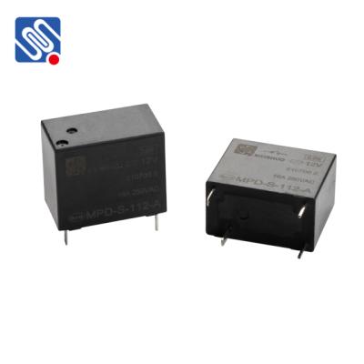 China Meishuo MPD-S-112-A 12v 10A 0.45W Sealed Current Type Sensitive NO 4pin SPST Relay for sale