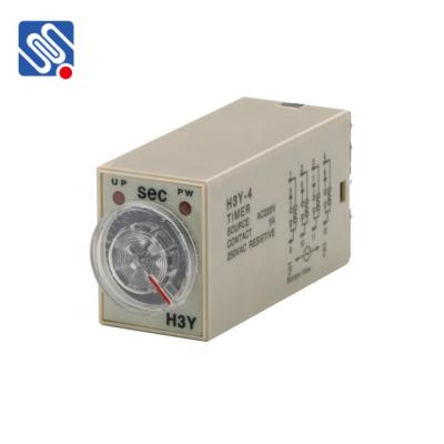 China Meishuo H3Y-4 AC 24V 110V 220V 14pins 5A High Precision Sealed Power On Delay Time Relay for sale