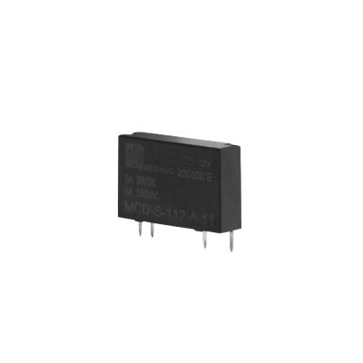 China Meishuo MCD 5A 250VAC 4pin 12v Micro Cube Relay PCB High Power Subminiature Sealed Sensitive Relay 5v for sale