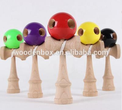 China Sports and entertainment multiple holes ball kendama made in honrui factory for whosale with competitive price for sale