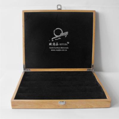 China Recycled Materials Wooden Cufflink Box for sale