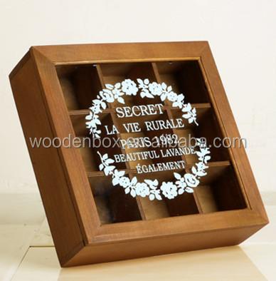 China Biodegradable Wooden Chocolate Box , Wooden Packaging Box With Dividers For Wholesale for sale