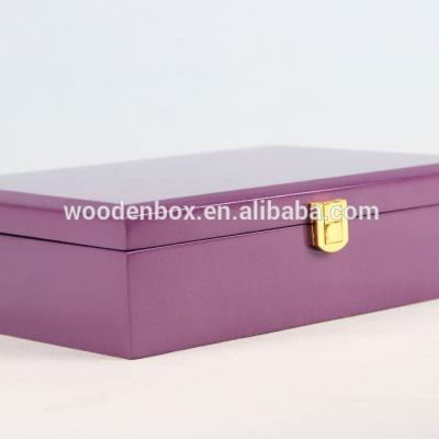 China High Quality Biodegradable Painted Wooden Box Used For Wine, Tea, Watch for sale