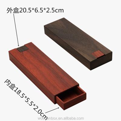 China Recyclable Custom Wooden Cardbard Pen Gift Box Bulk Sale for sale