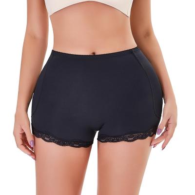 China Factory Price Ladies Mid Rise Antibacterial Sponge Pads Crotch Plump Underwear Plus Size Women Lace Up Shapers for sale