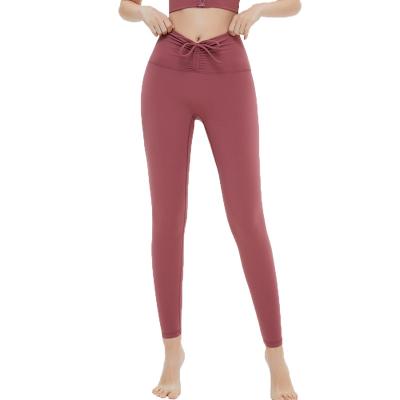 China Wholesale Breathable Gym Fitness Running Pants Gaiters With Drawstring Sports Pants Sex Sports Legging Pants for sale