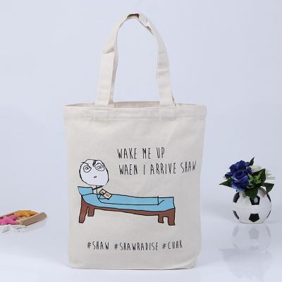 China Coloured drawing fashion cotton tote bags for 2018 promotion for sale