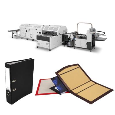 China Lever Arch Wrapping Folder Making Machine Hardcover Book Making Machine for sale