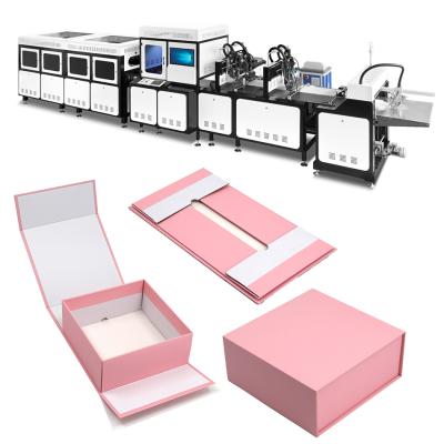 China Packaging Automatic Folding Rigid Box Making Machine for sale