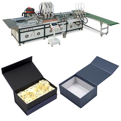 China Automatic Hotels Paper Box Magnet Gluing Machine for sale