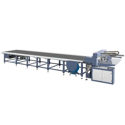 China Wrapping Machine Automatic Gluing Rigid Box Gluing Machine With Two Paper Feeders for sale